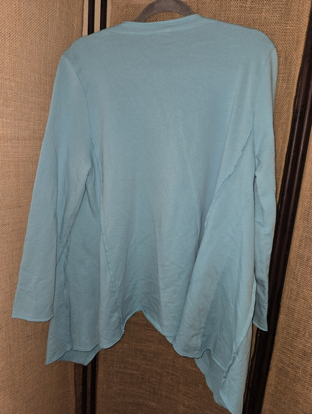 Focus Casual Life Light Blue Wrap Cardigan - Picture 11 of 11